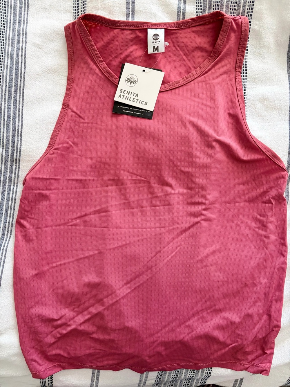 Senita Athletics Knotty Tank; NWT; M